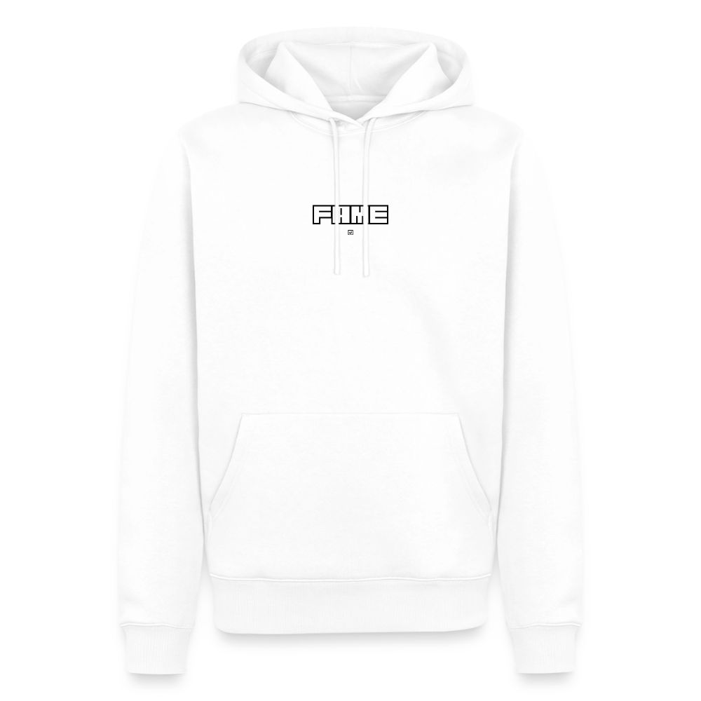 HOODIE FAME - white