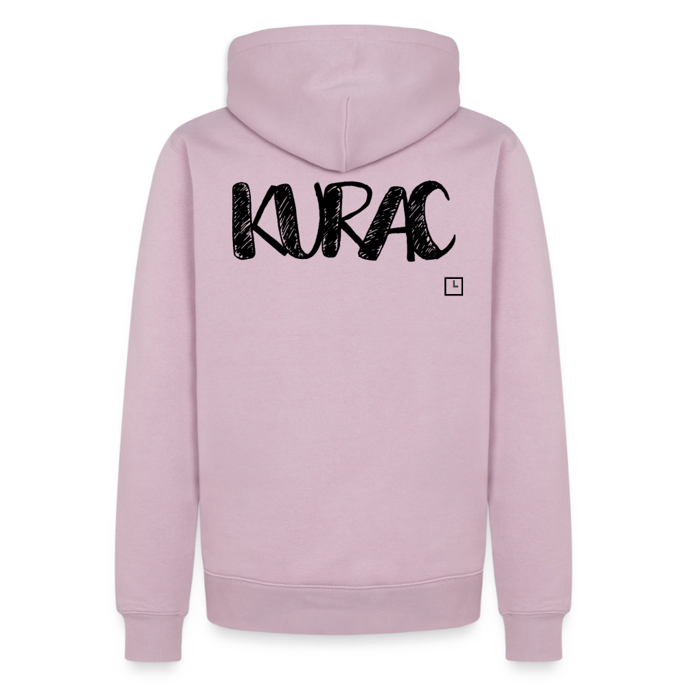 HOODIE KURAC - dusky pink