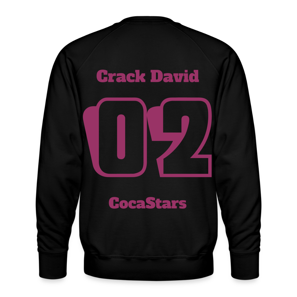 M.P. Sweatshirt - DTR - 02CRACKDAVID02 - black