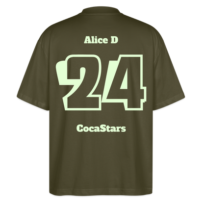 T-Shirt OS 200 g/m² - DTC - GLOWY_24ALICE - khaki