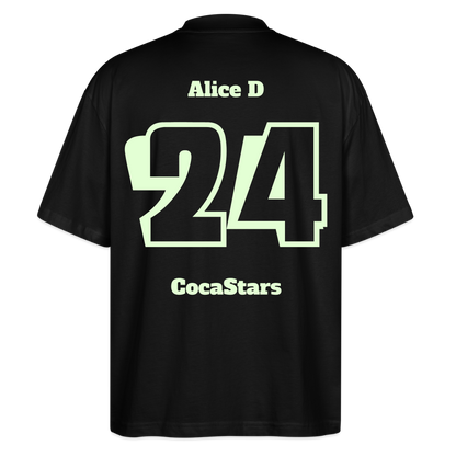 T-Shirt OS 200 g/m² - DTC - GLOWY_24ALICE - black