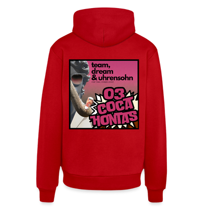 ORGANIC HOODIE - 03HONTAS - red