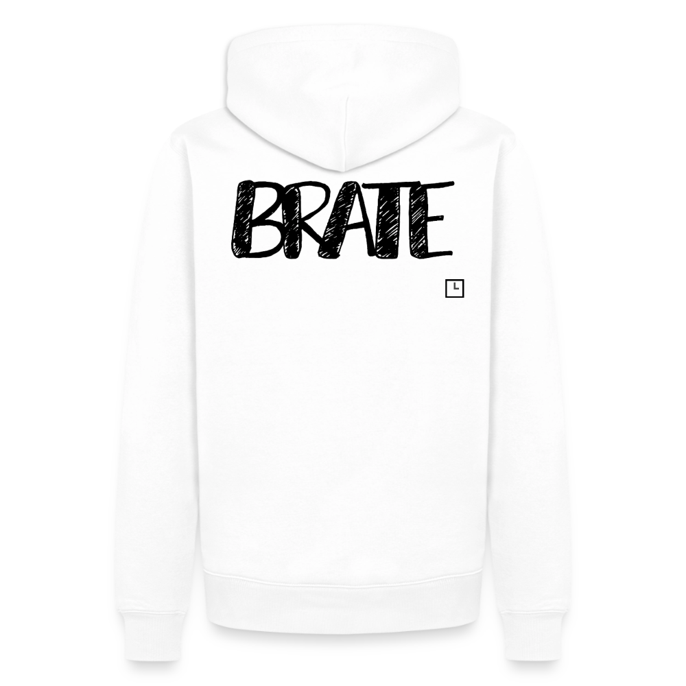 HOODIE BRATE - white