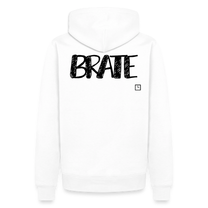 HOODIE BRATE - white