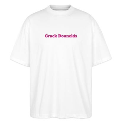T-SHIRT DT_M/CRACK - white