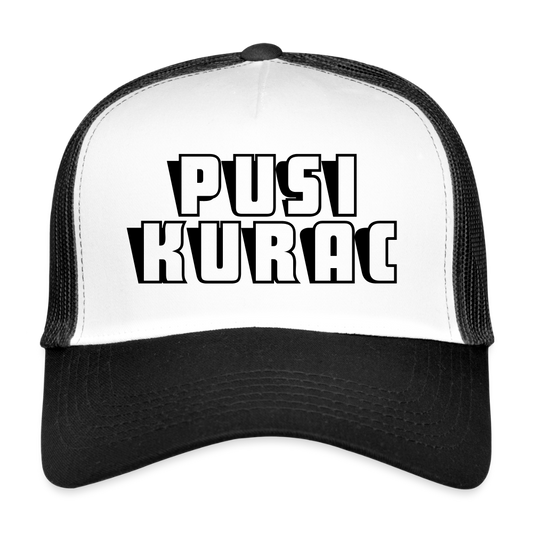 MESHCAP UNISEX WMC - PUSIKURAC - white/black