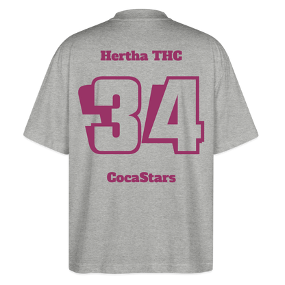 T-Shirt OS 200 g/m² - DTC - CHERRY_34THC - heather grey