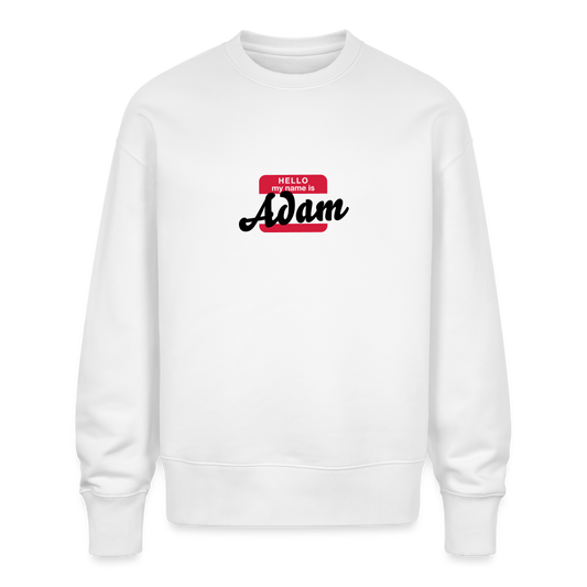 Sweatshirt OS 350 g/m² NAME - BRUDI_ADAM - white