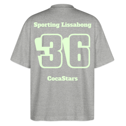 T-Shirt OS 200 g/m² - DTC - GLOWY_36LISSABONG - heather grey