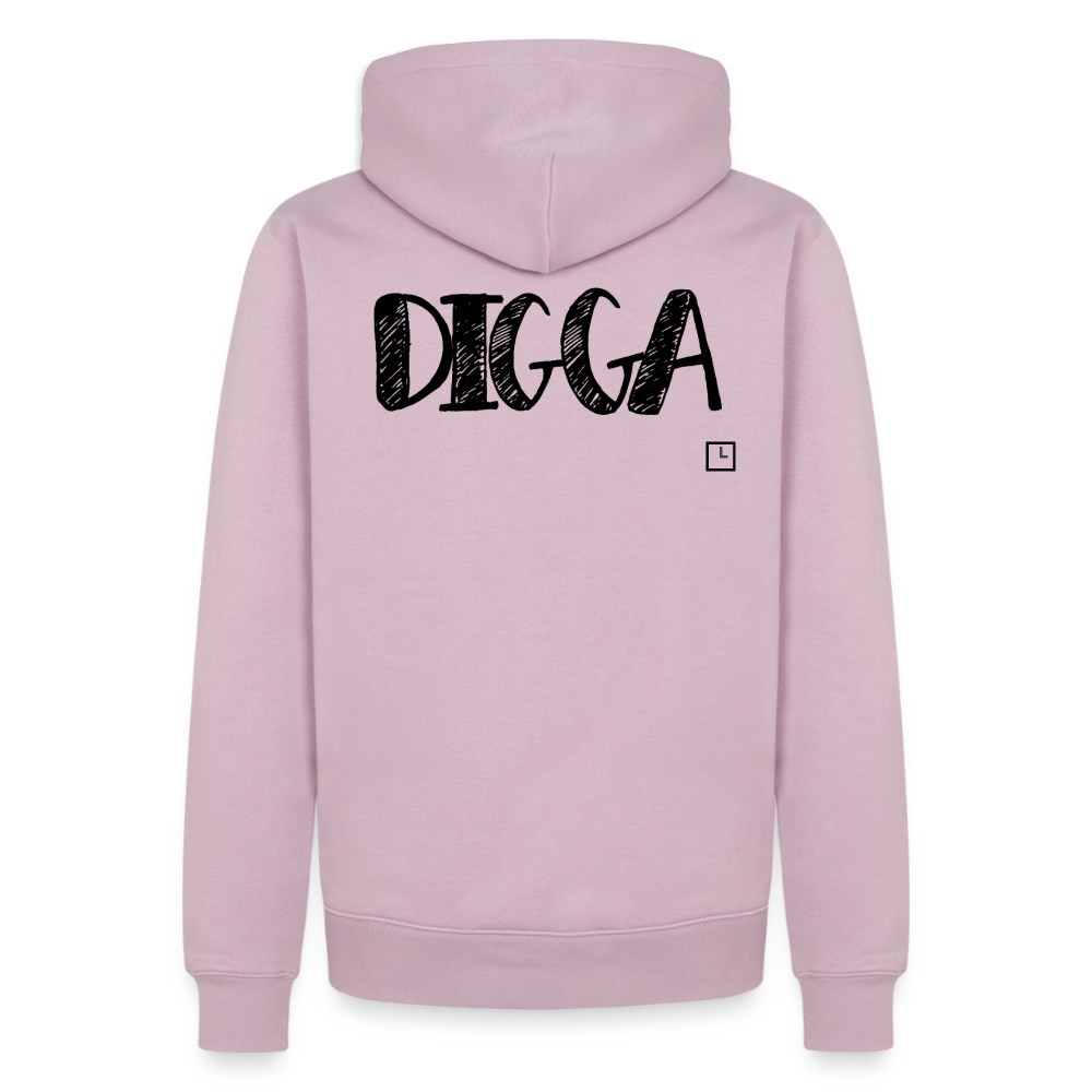 HOODIE DIGGA - dusky pink