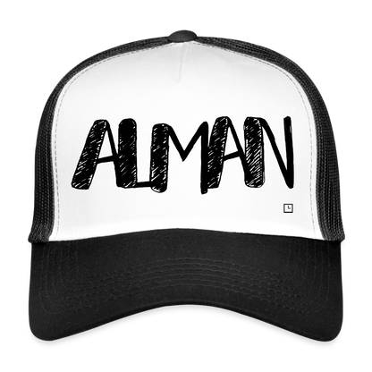 MESHCAP ALMAN - white/black