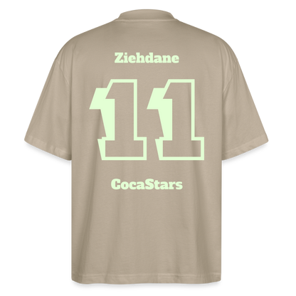 T-Shirt OS 200 g/m² - DTC - GLOWY_11ZIEHDANE - stone