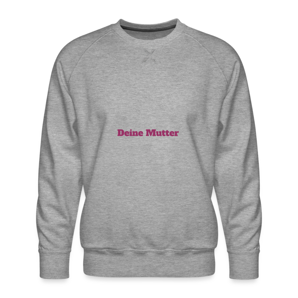 M.P. Sweatshirt - DT - 26DeineMutter - heather grey