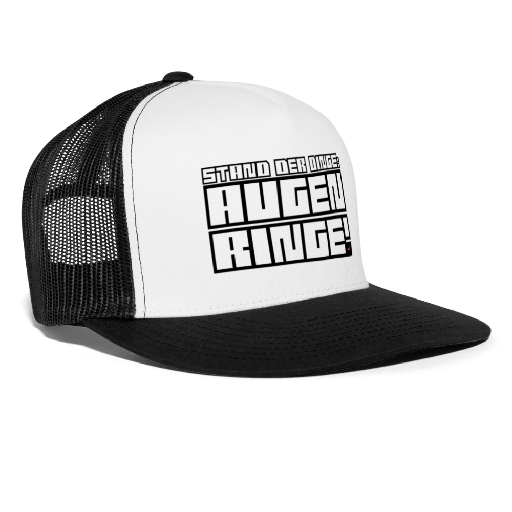 MeshCap - USC - "AUGENRINGE" - white/black