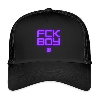 MESHCAP WMC_FCKBOY - black/black