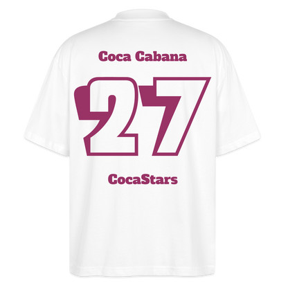 T-Shirt OS 200 g/m² - DTC - CHERRY_27CABANA - white