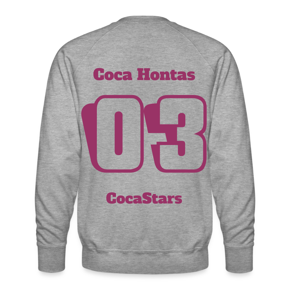 SWEATER 235g/m² - DTC CHERRY_03HONTAS - heather grey