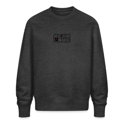 Unisex OS Organic Sweatshirt 350 g/m² - USC_KETALOVE - dark heather grey