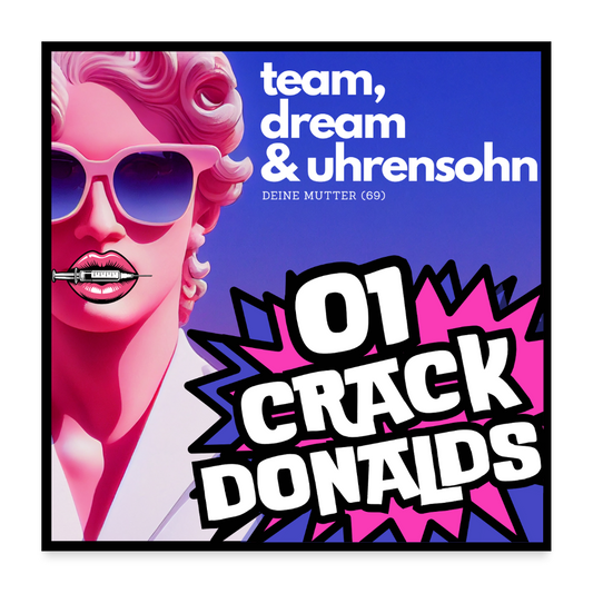 POSTER ART BIG - 01CRACK - white