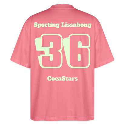 T-Shirt OS 200 g/m² - DTC - GLOWY_36LISSABONG - pink joy 