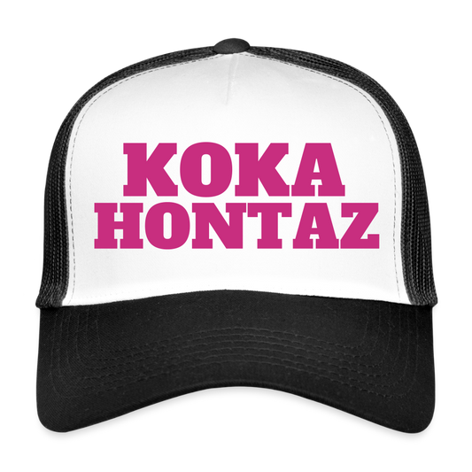 MESHCAP DT_M/KOKA - white/black