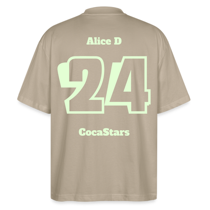 T-Shirt OS 200 g/m² - DTC - GLOWY_24ALICE - stone