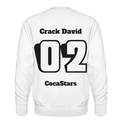 M.P. Sweatshirt - DT - 02CrackDavid - white