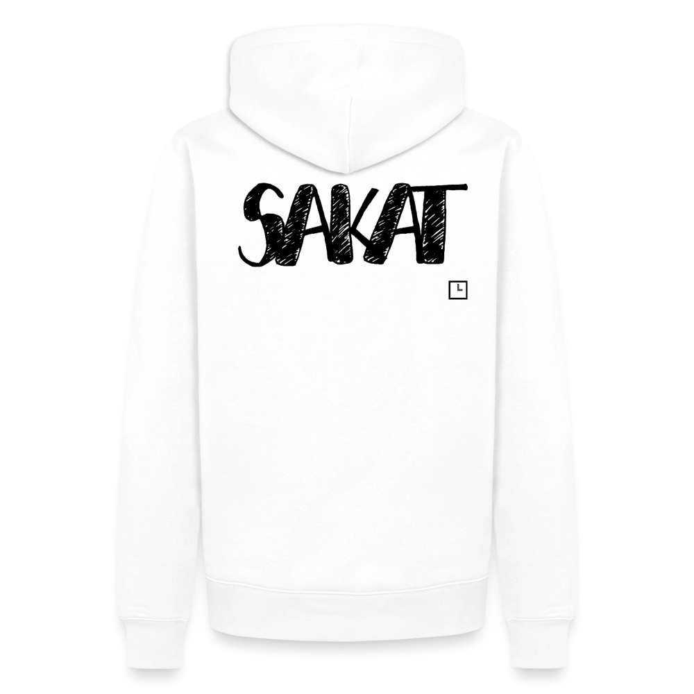 HOODIE SAKAT - white