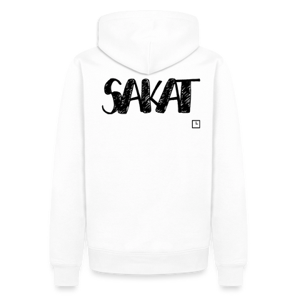 HOODIE SAKAT - white