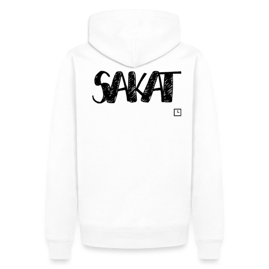 HOODIE SAKAT - white