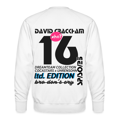 Men’s Premium Sweatshirt - DTW - 16DAVIDCRACKHAM16 - white
