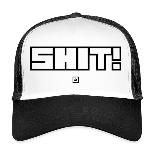 MESHCAP US_SHIT - white/black