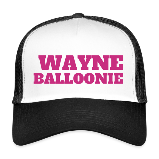 MESHCAP DT_M/WAYNE - white/black