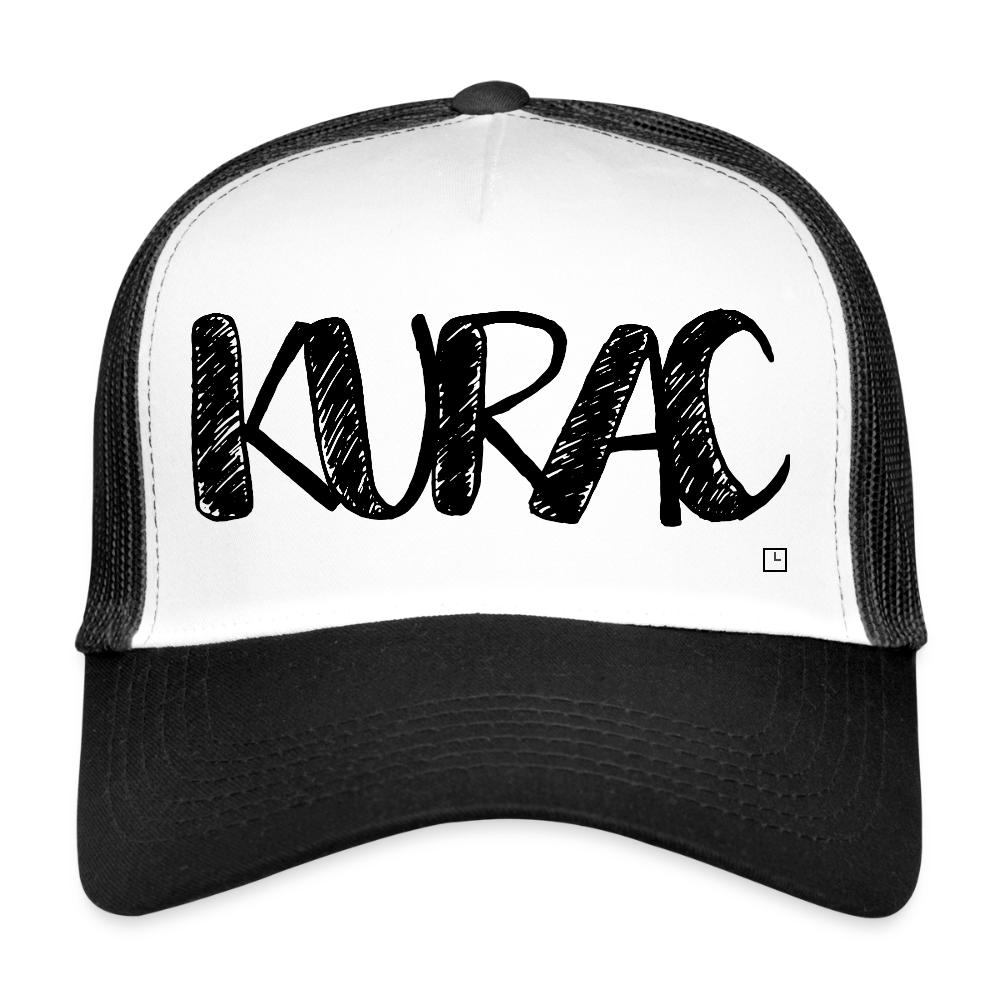 MESHCAP KURAC - white/black