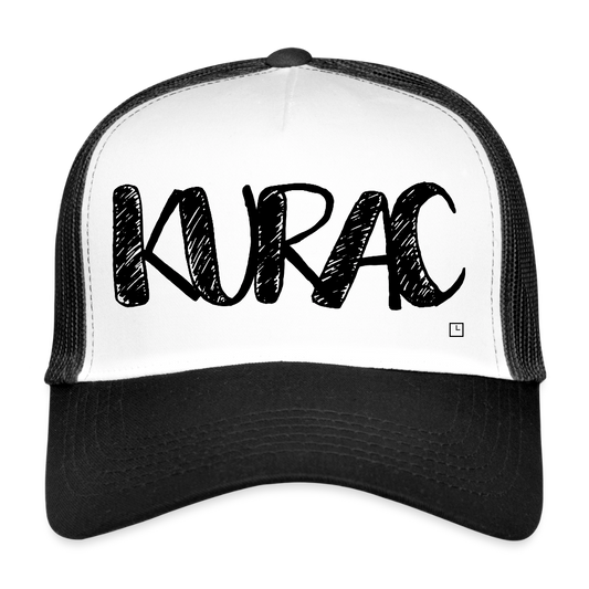 MESHCAP KURAC - white/black