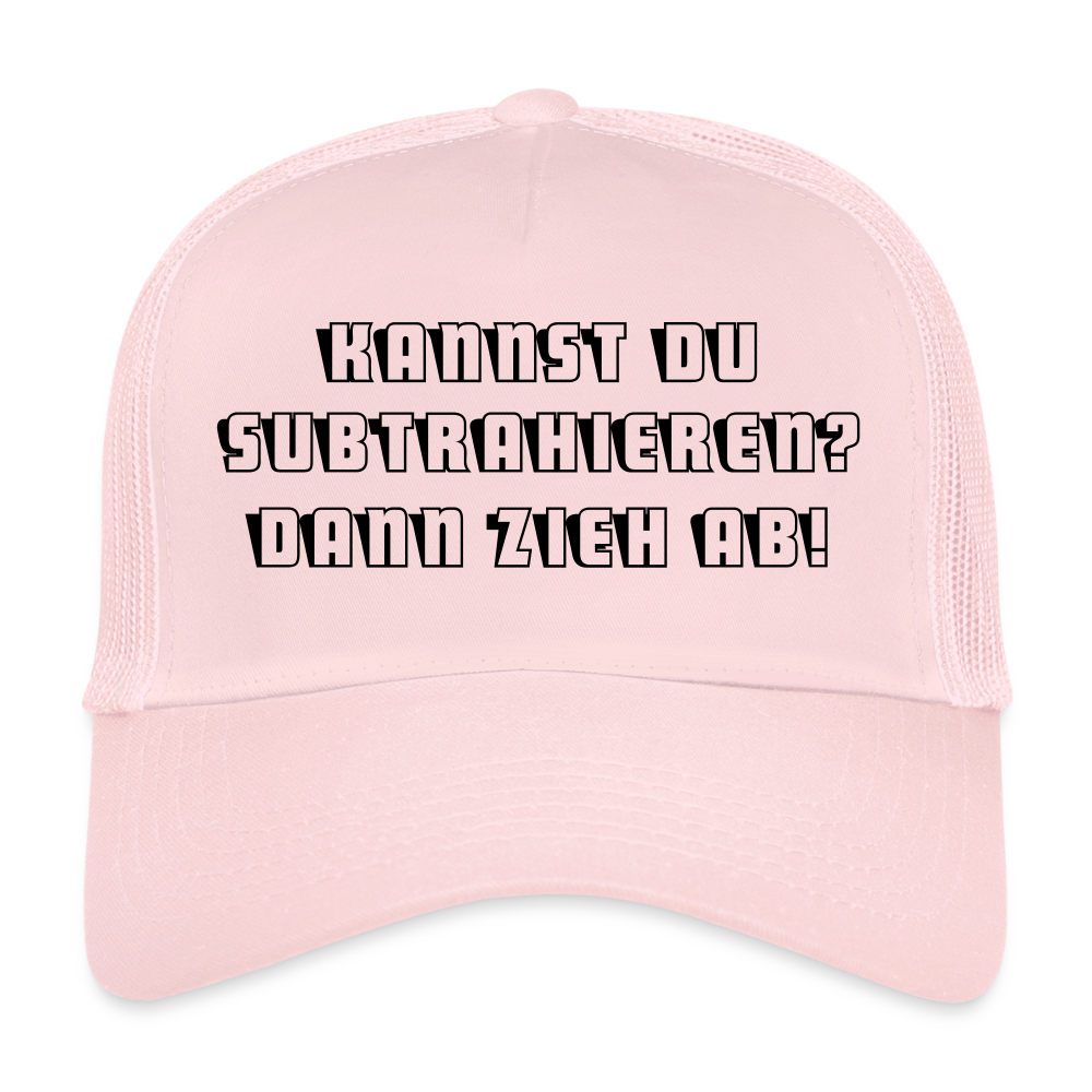 MESHCAP UNISEX ZPC_"MINUS" - pale pink