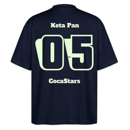 T-Shirt OS 200 g/m² - DTC - GLOWY_05KETA - navy