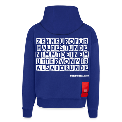 HOODIE W/WHO?MORE3 - Iconic Blue