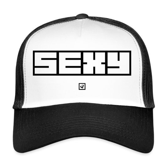 MESHCAP US_SEXY - white/black