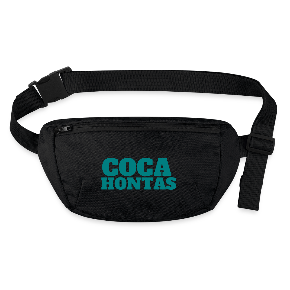 RECYCLED HIP BAG DTC_03 - black