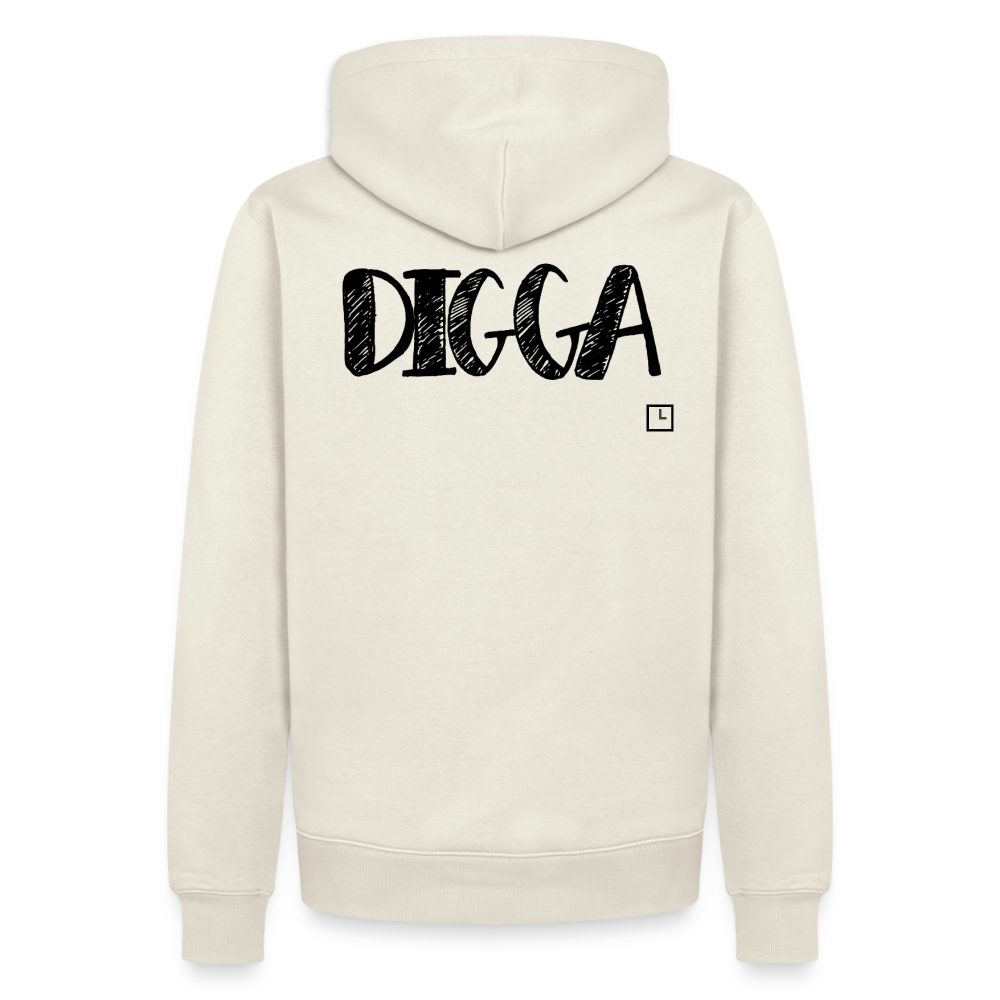 HOODIE DIGGA - off white