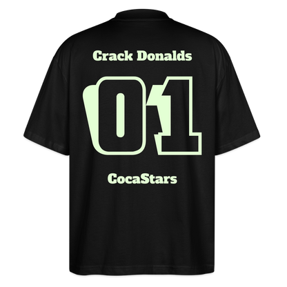 T-Shirt OS 200 g/m² GLOWY_01CRACK - black
