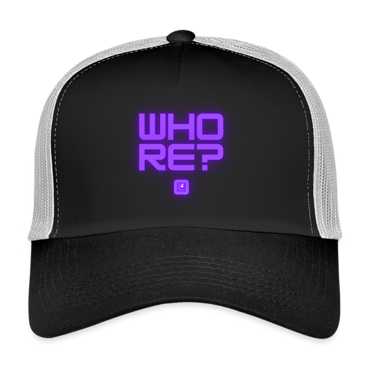 MESHCAP WMC_WHORE - black/stone grey