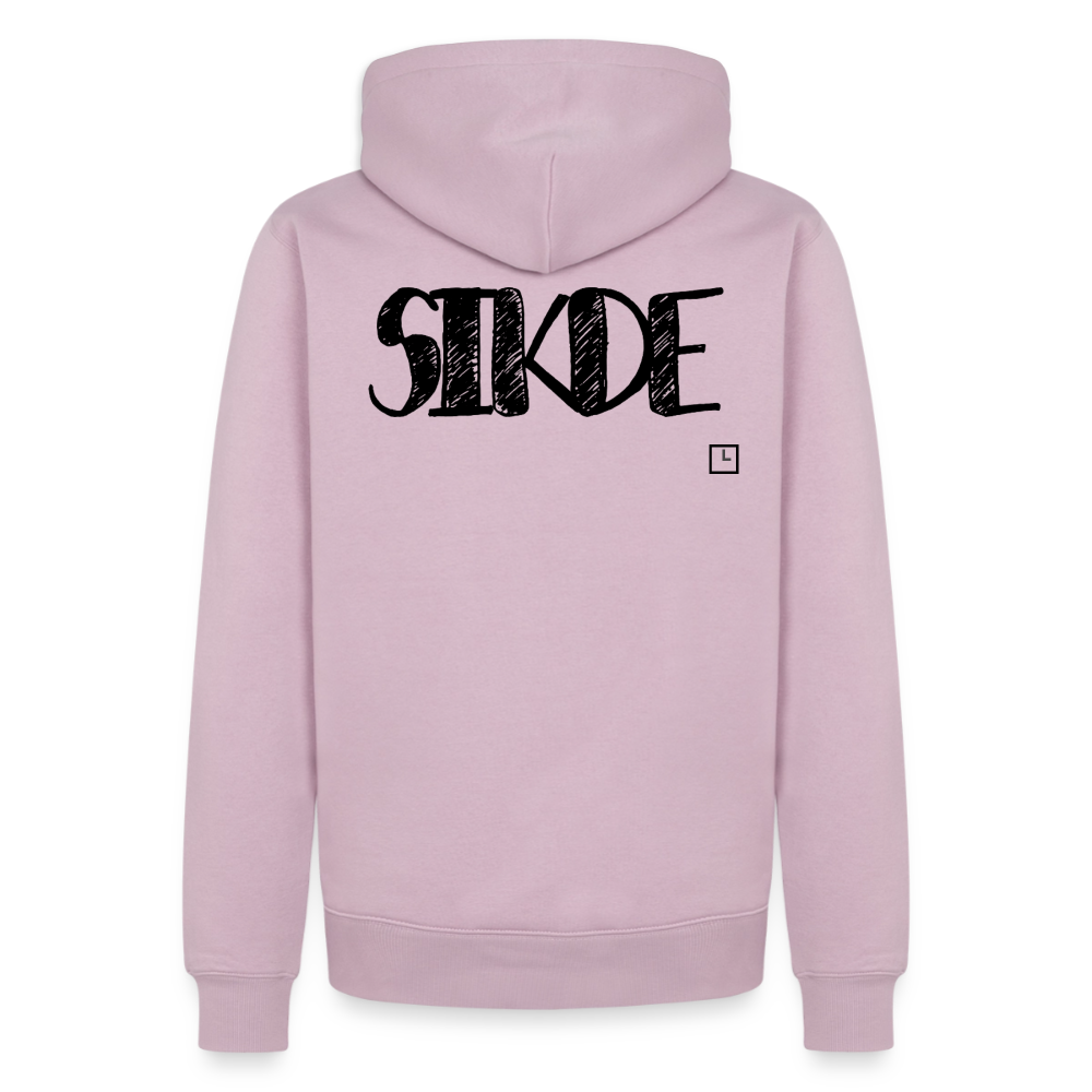HOODIE SIKDE - dusky pink