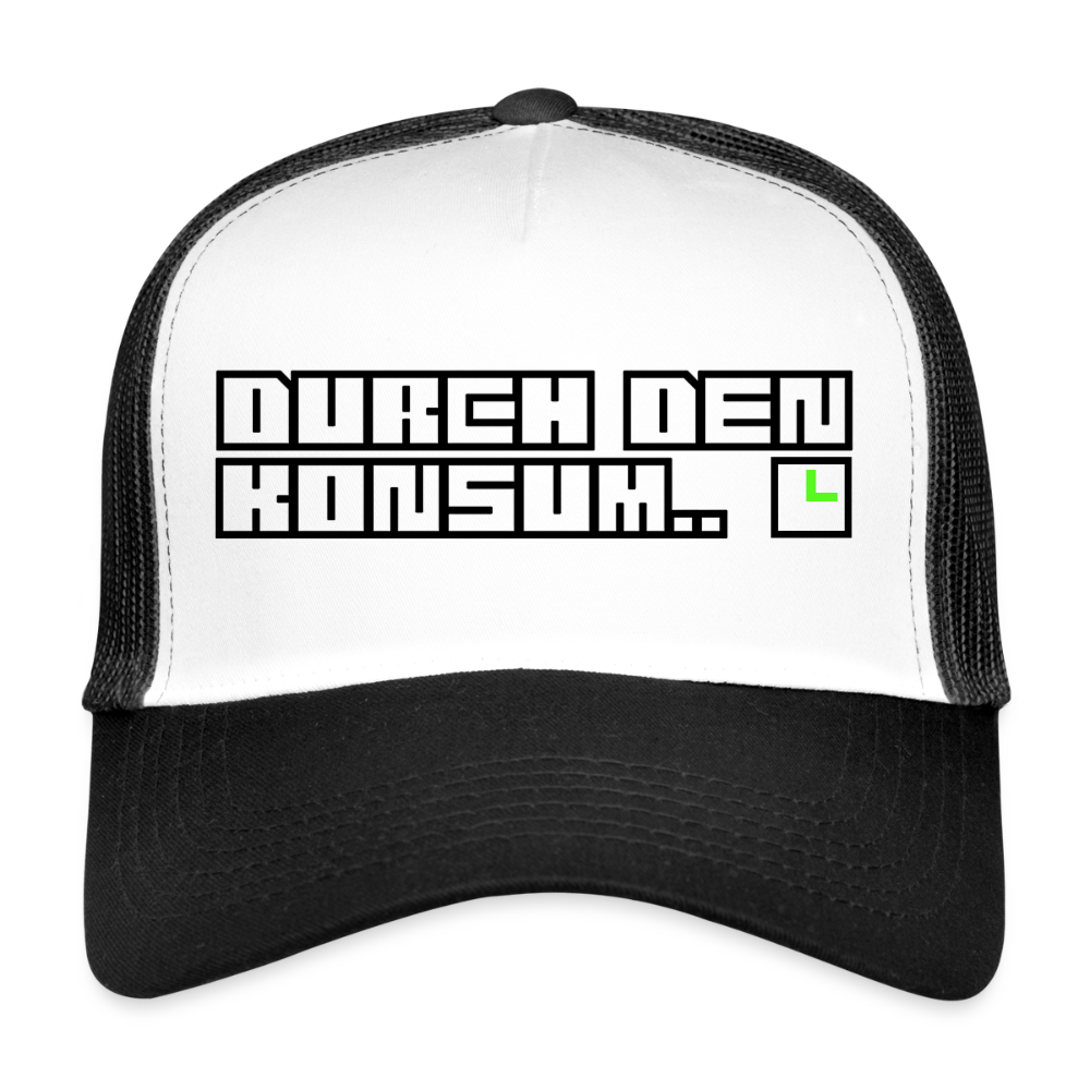 MeshCap - USC - "KONSUM" - white/black