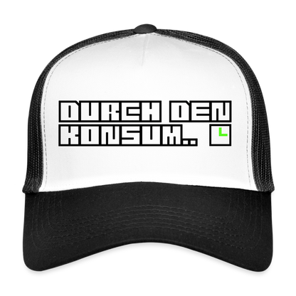 MeshCap - USC - "KONSUM" - white/black