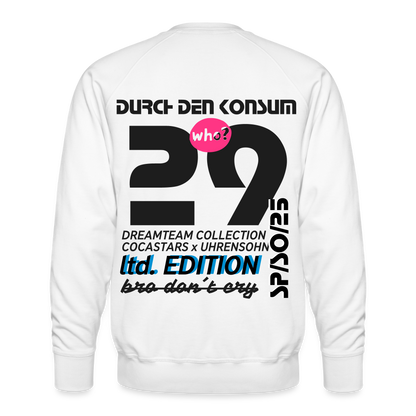 Men’s Premium Sweatshirt - DTW - 29DURCHDENKONSUM29 - white