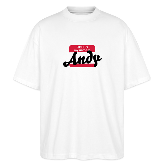T-Shirt OS 200 g/m² - NAME - BRUDI_ANDY - white