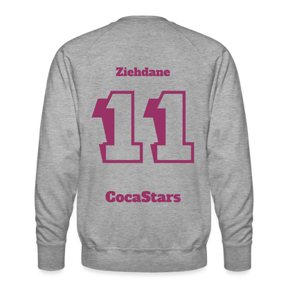 SWEATER 235g/m² - DTC CHERRY_11ZIEHNEDINE - heather grey