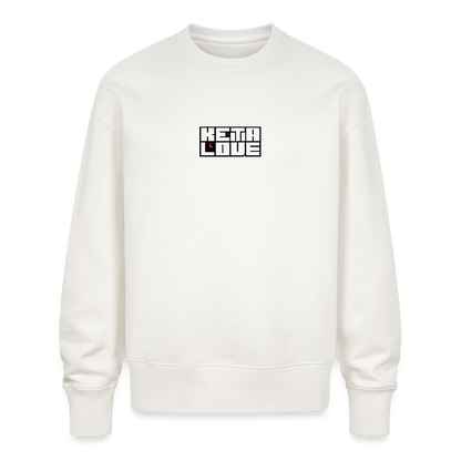 Unisex OS Organic Sweatshirt 350 g/m² - USC_KETALOVE - OFF WHITE